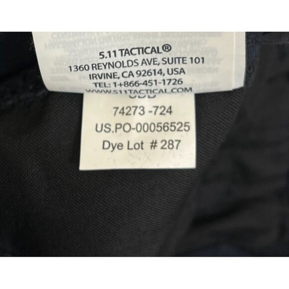 5.11 Tactical Pants Ripstop Cargo Men's 32x32 (Fits 31x31) Blue Flex Waist - Picture 11 of 11